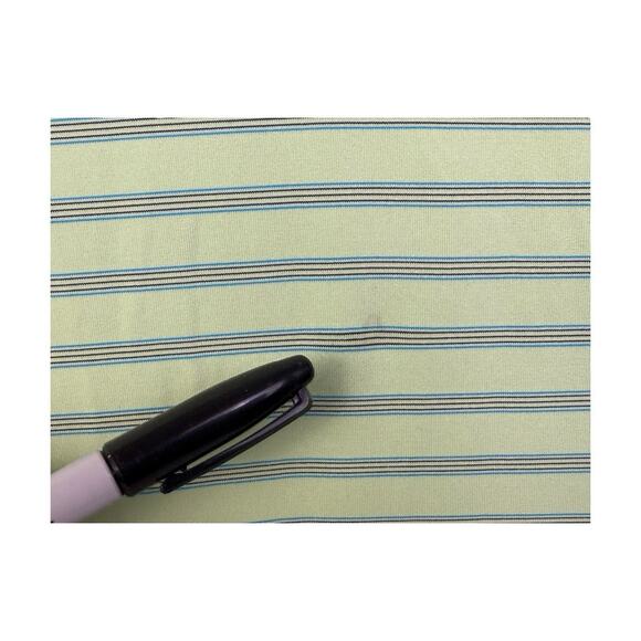 Nike Golf Dri Fit Mens Green Striped Short Sleeve Polo Shirt Size Large - Picture 4 of 14